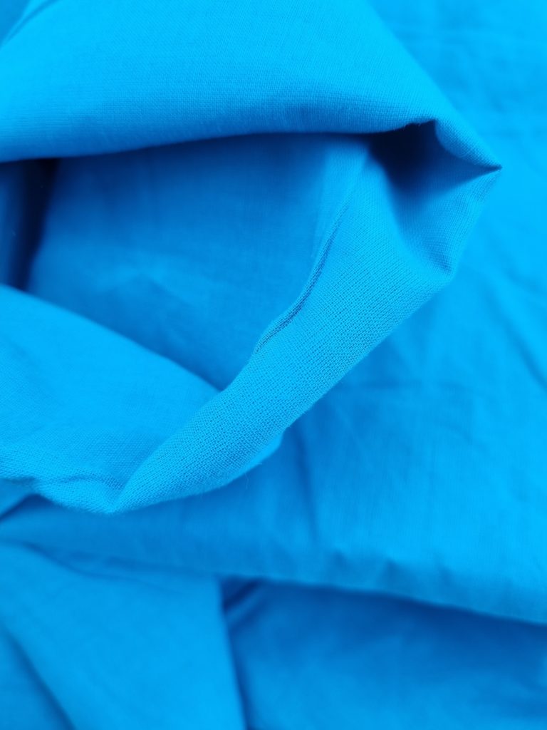 COTON BLEU TURQUOISE